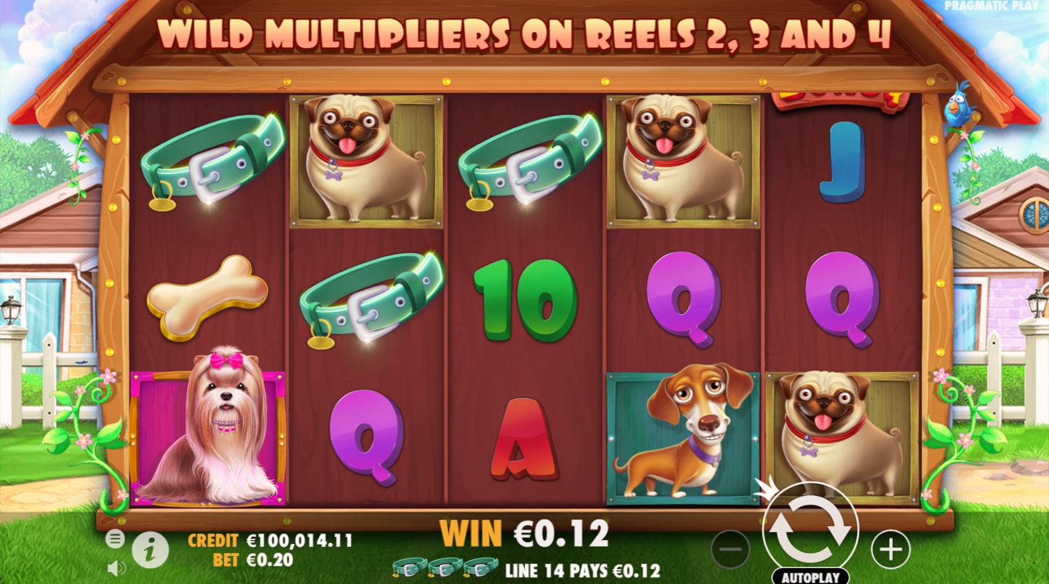 The Dog House — бонусный раунд Free Spins со Sticky Wilds